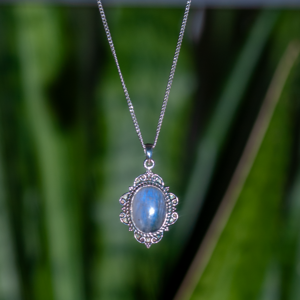 Mondstein Kette – 925 Sterling Silber