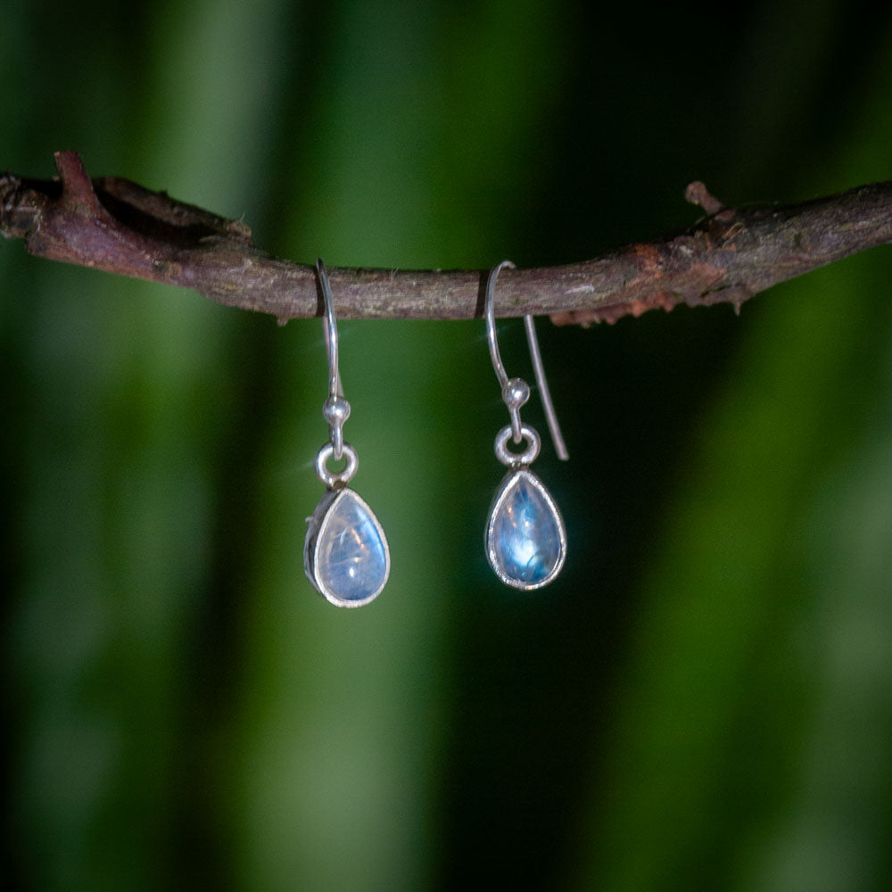Mondstein Ohrringe – 925 Sterling Silber