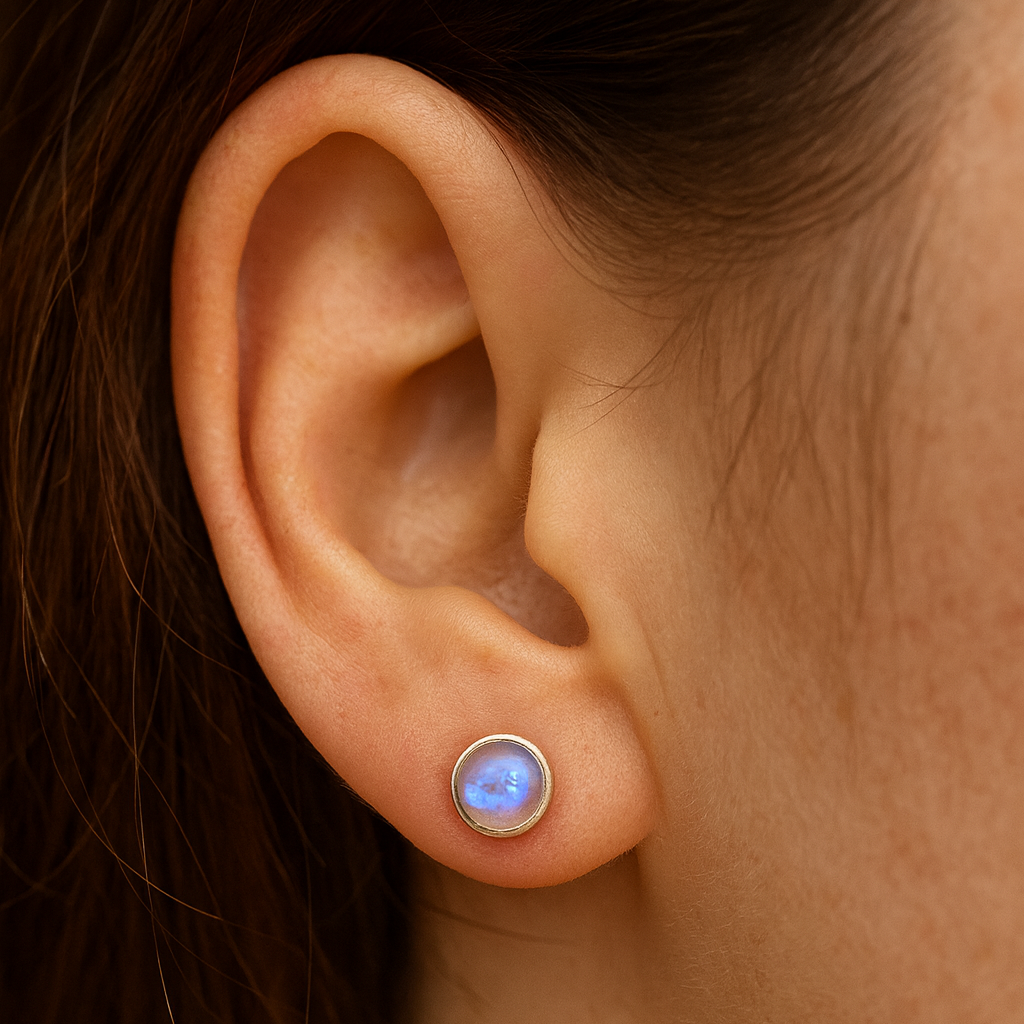 Mondstein Ohrringe – 925 Sterling Silber