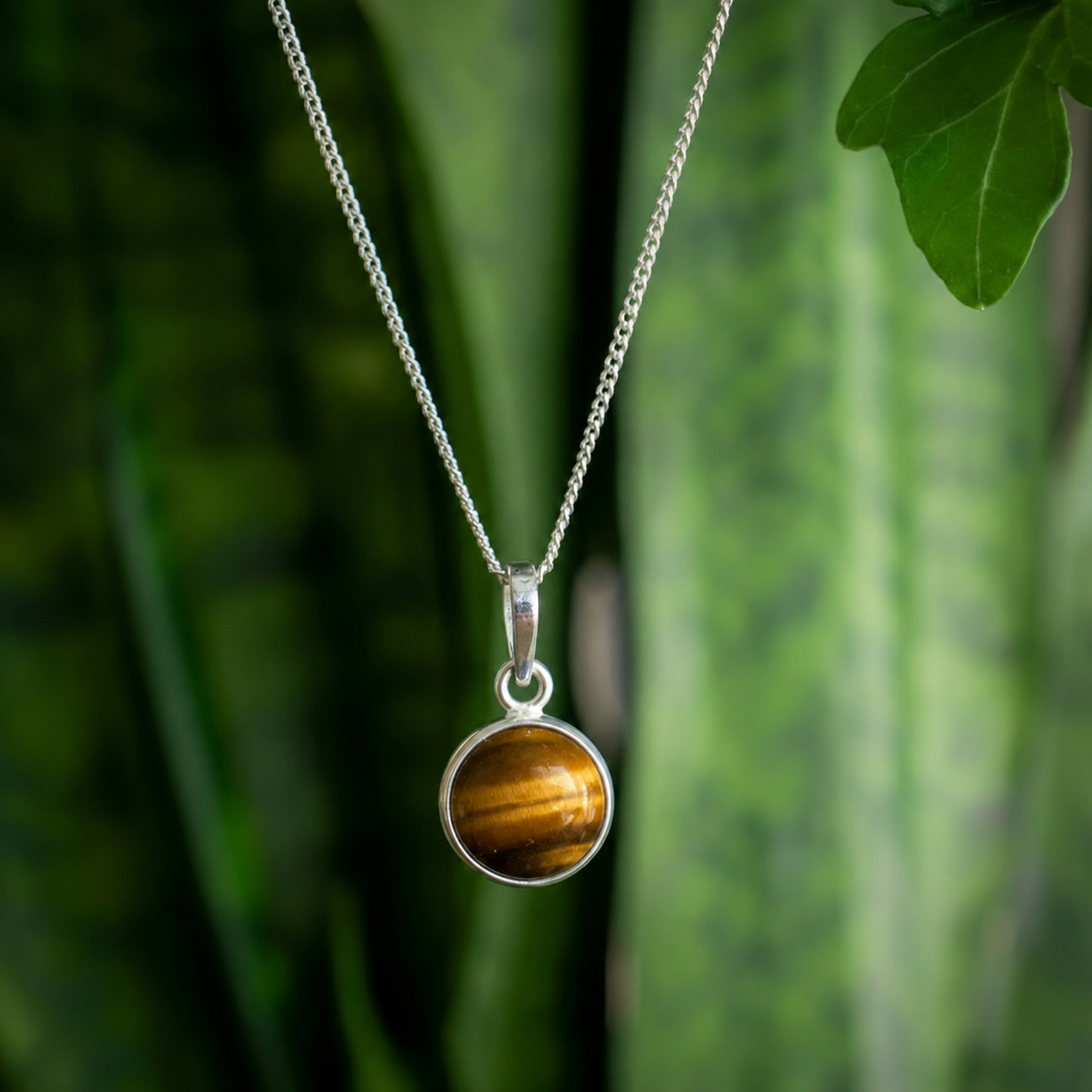 Zenvya - Tijgeroog Ketting - 925 Sterling Zilver