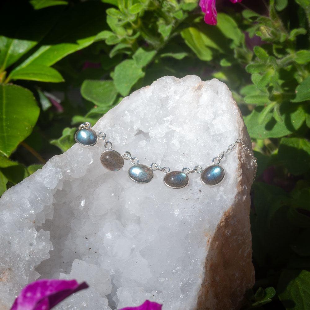 Labradorit Kette – 925 Sterling Silber