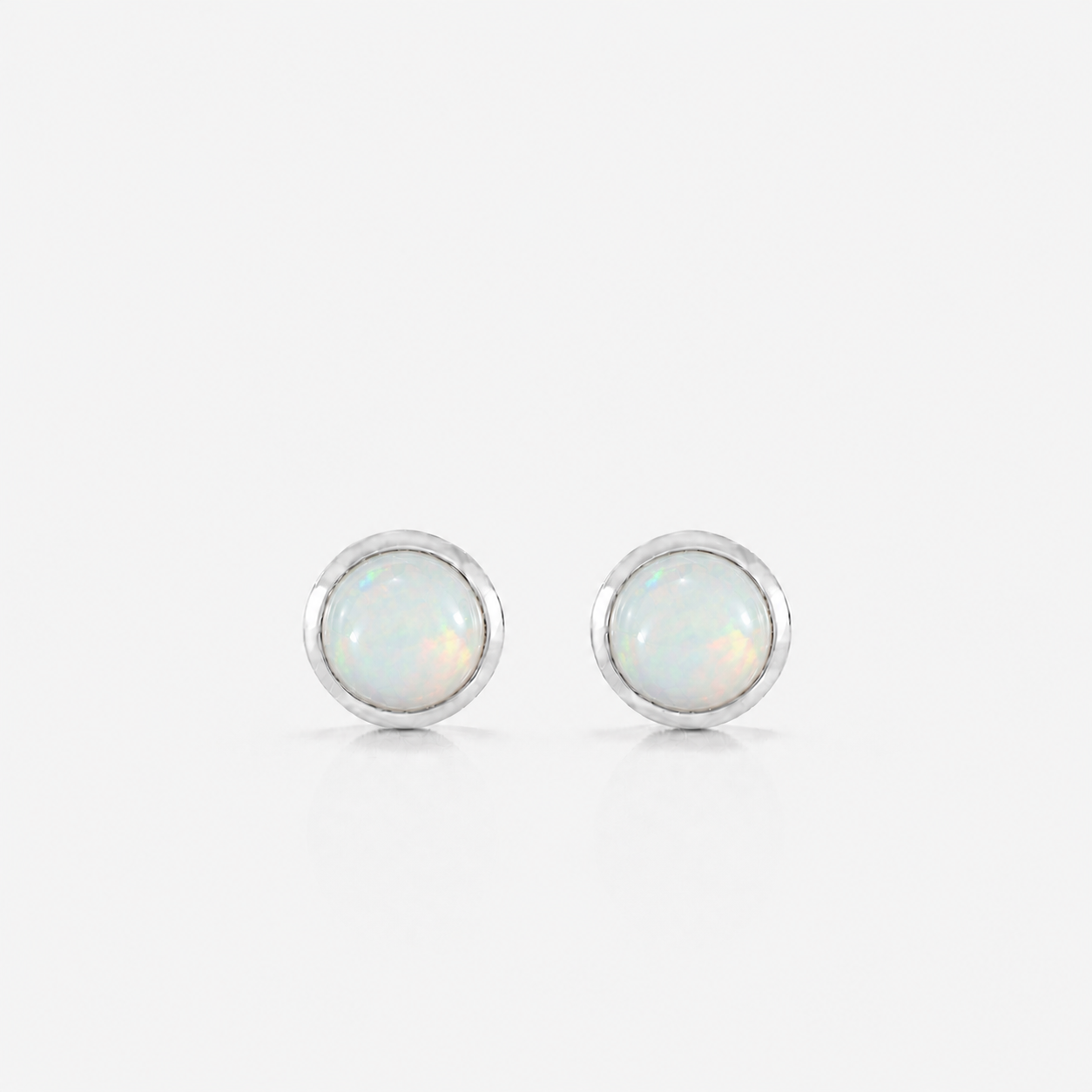 Zenvya - Opaal Oorknopjes - 925 zilver