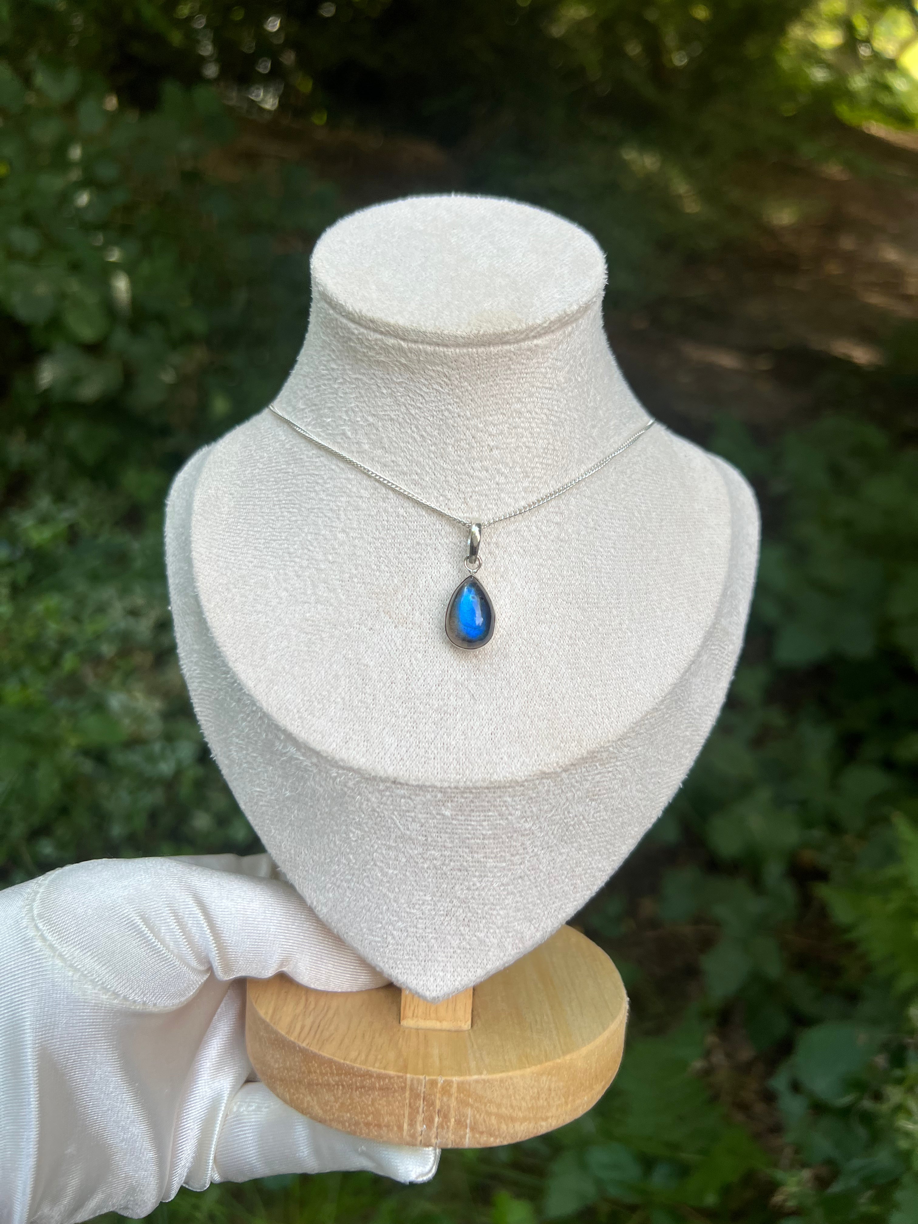 Zenvya - Labradoriet Ketting - 925 zilver