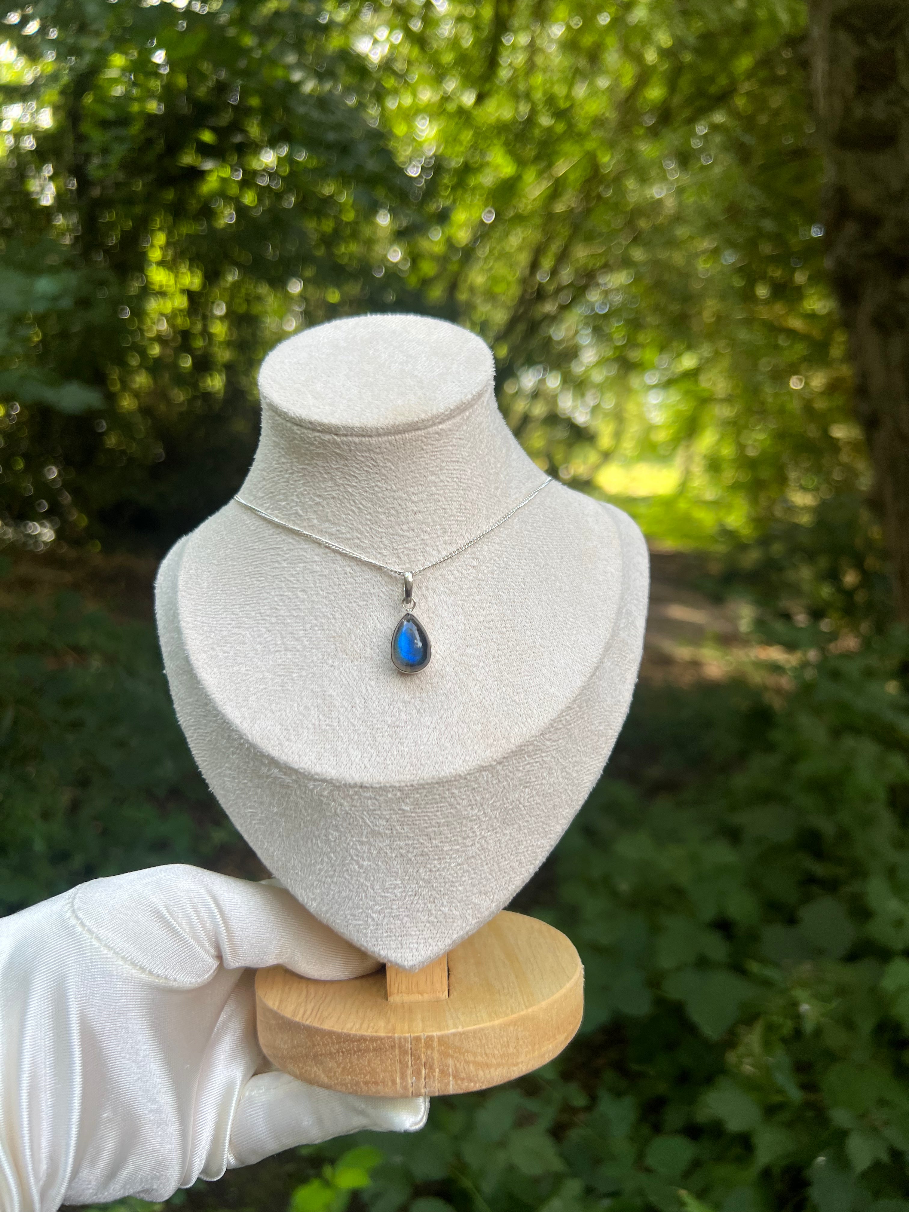 Zenvya - Labradoriet Ketting - 925 zilver