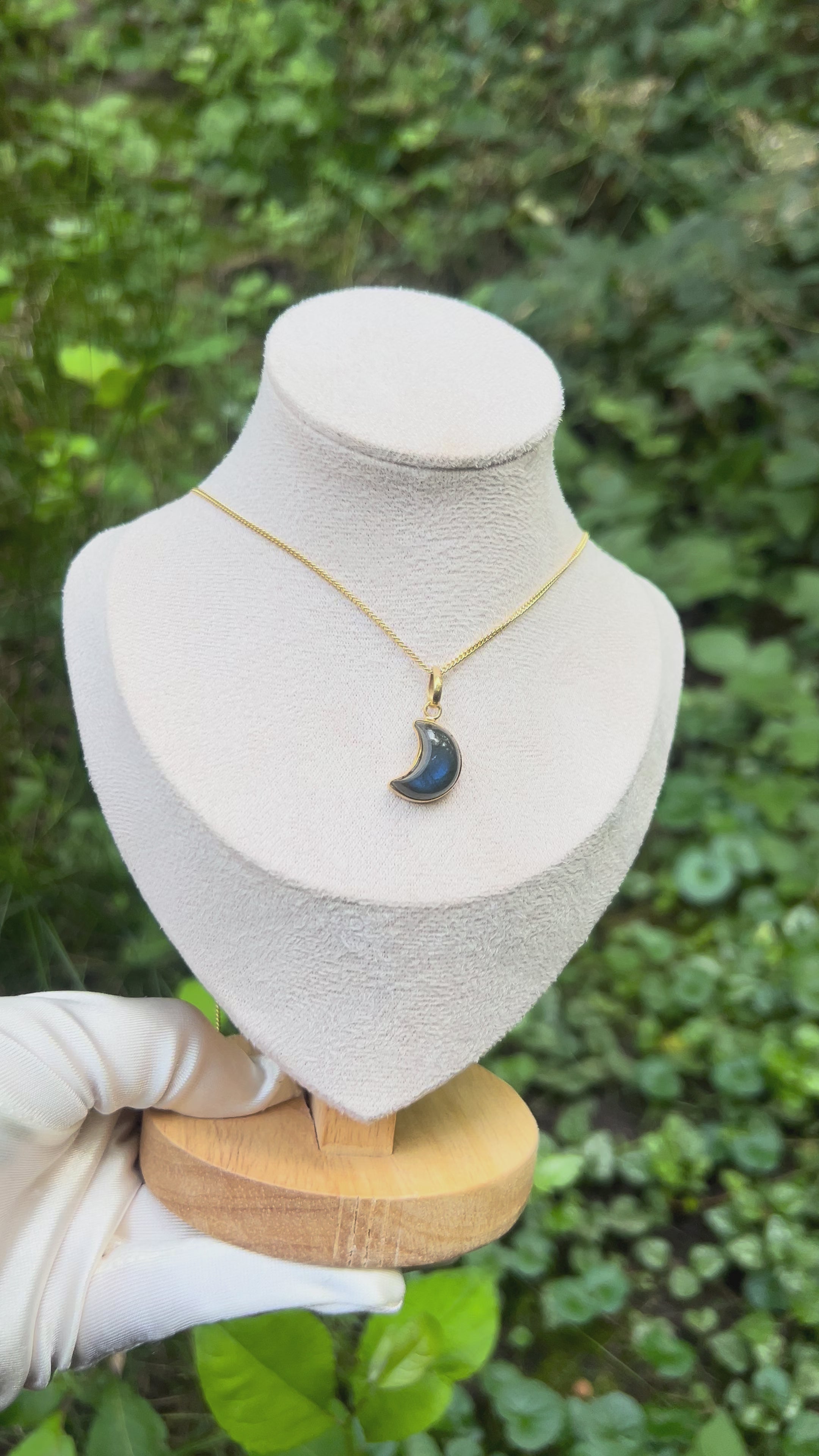Zenvya - Labradoriet Ketting - Gold Plated